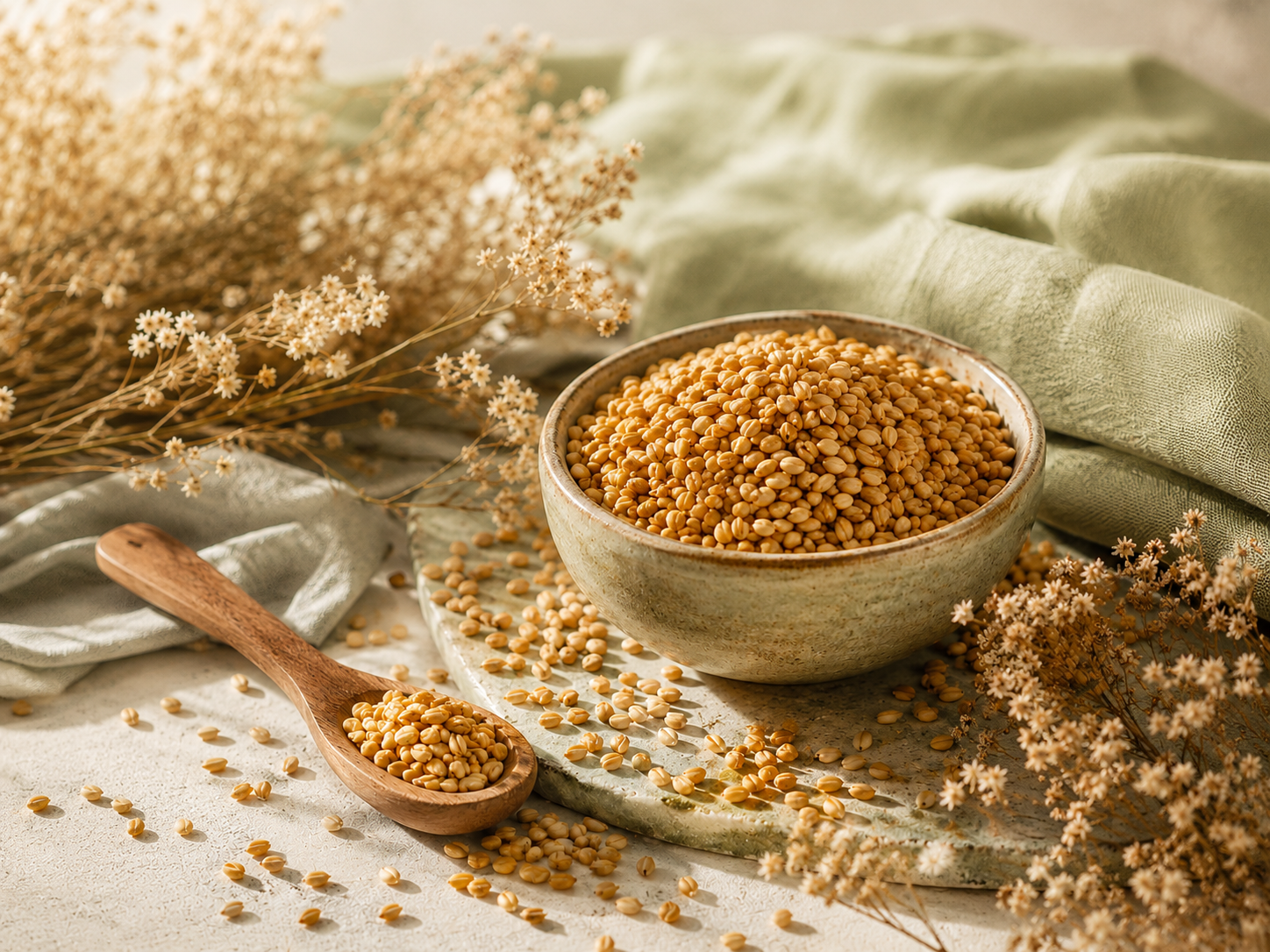 Fenugreek seed / botanical photo